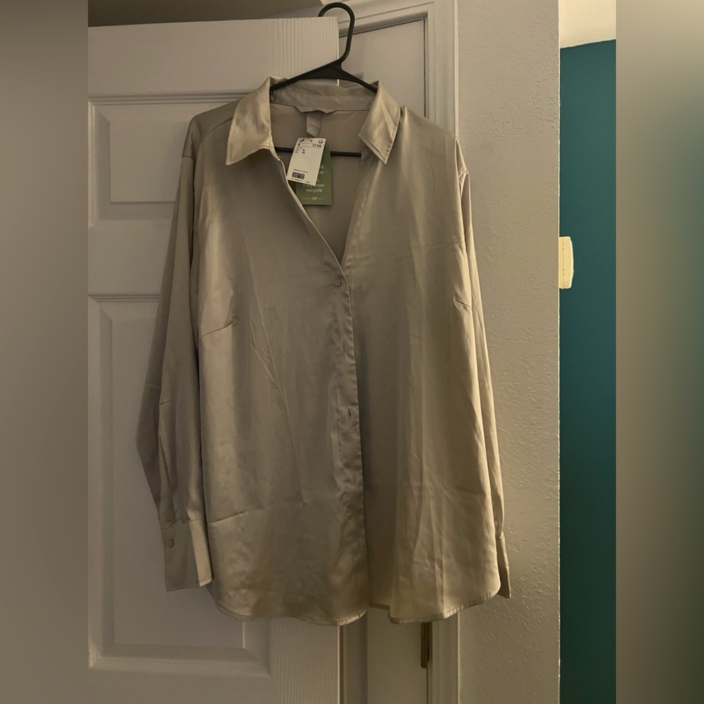 H&M silk blouse